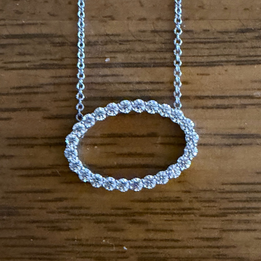 Hearts On Fire .88 ct Whimsical Diamond Pendant Necklace 18k White Gold